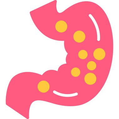 mide ikonu vektör illüstrasyonu