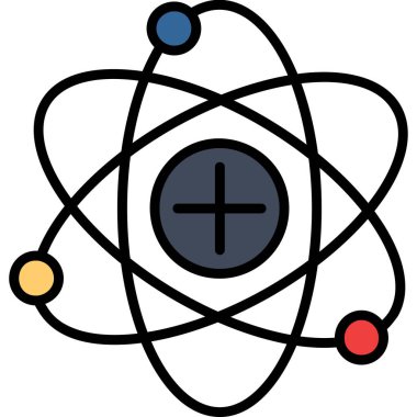 atom atom kimyası simgesi