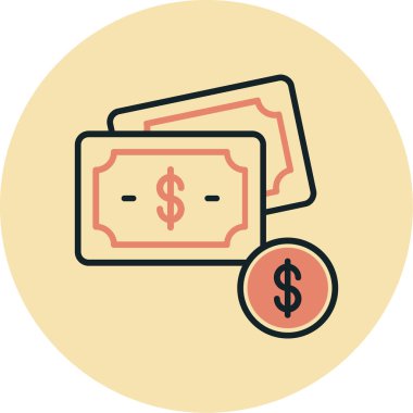 para simgesi vektör illüstrasyonu