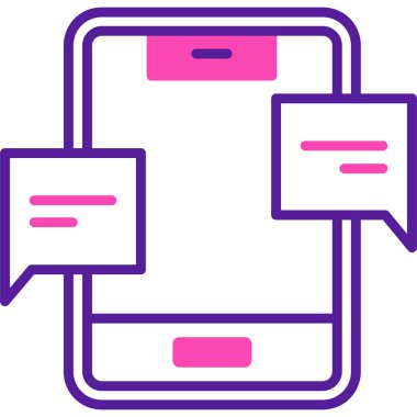 mobil simge vektör illüstrasyonu