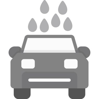 Araba duşu. Web simgesi