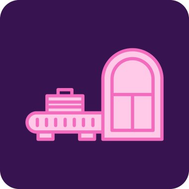 Bir binanın vektör simgesi