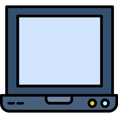 dizüstü bilgisayar simgesi. vektör illüstrasyonu