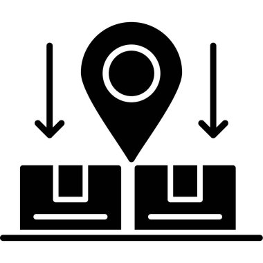 Harita işaretleyici vektör illüstrasyonuName