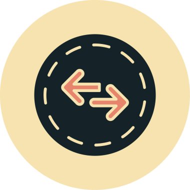 ok simgesi, basit tasarım illüstrasyonu