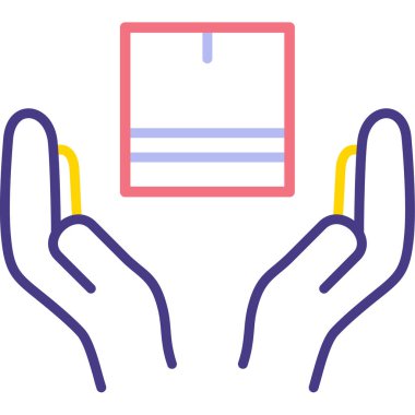 Kitap. Web simgesi basit illüstrasyon