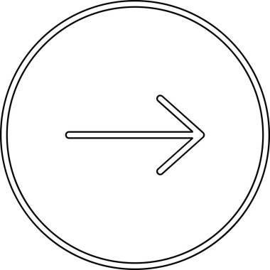 ok simgesi vektör illüstrasyonu