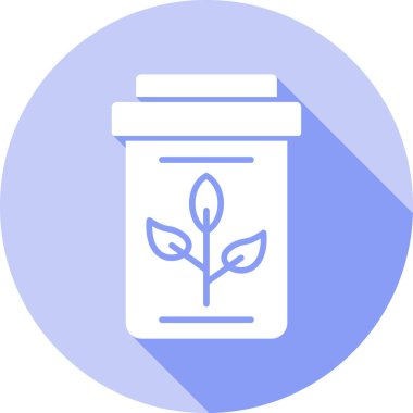 Kavanoz. Web simgesi basit illüstrasyon