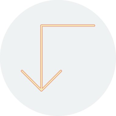 ok simgesi vektör illüstrasyonu