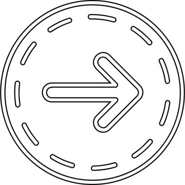 ok simgesi vektör illüstrasyonu