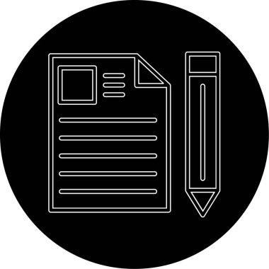 Belgenin vektör illüstrasyonu