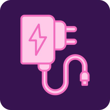 Modern b 'nin vektör illüstrasyonu elektrik ikonundan yoksun