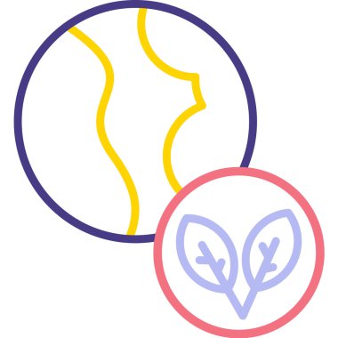 Dünya gezegeni. Basit resimleme