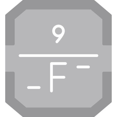 8 numaralı işaret simgesi, basit tasarım