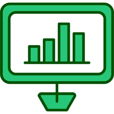 Çizelge. Web simgesi basit tasarım