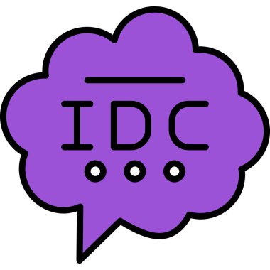 konuşma kabarcığı vektör çizimi