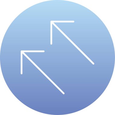 Yön ok ikonu vektör illüstrasyonu