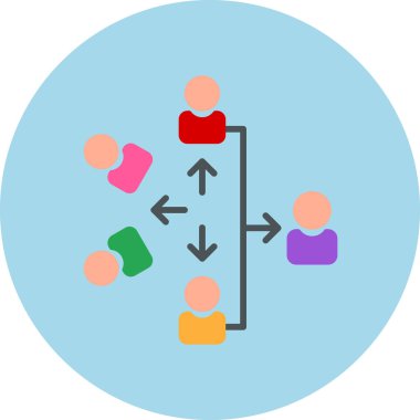 iş adamları kavramının vektör illüstrasyon