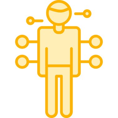 iş insanları vektör çizgisi simgesi