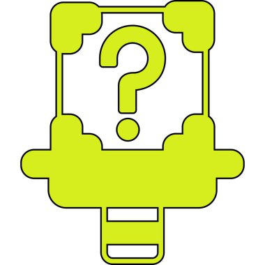 Soru işareti vektör illüstrasyonu