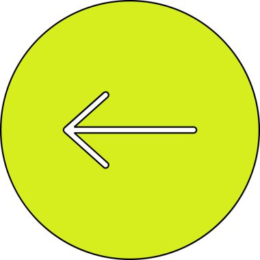 yeşil ok işareti, vektör illüstrasyonu