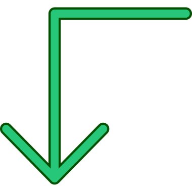 ok simgesi vektör illüstrasyonu