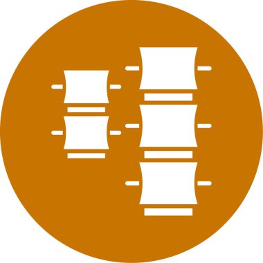 Modern bir simgenin vektör illüstrasyonu