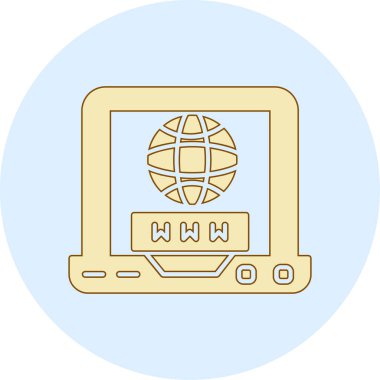 Modern simgenin vektör illüstrasyonu