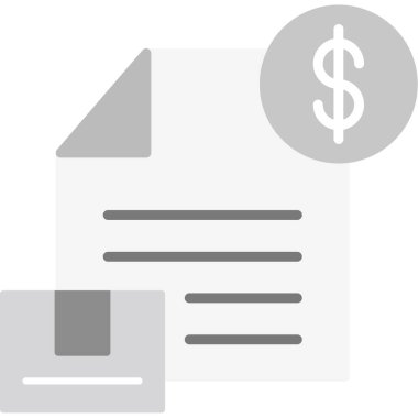 Dolar. Web simgesi basit illüstrasyon