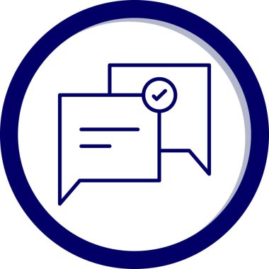 Kontrol listesi. Web simgesi basit illüstrasyon