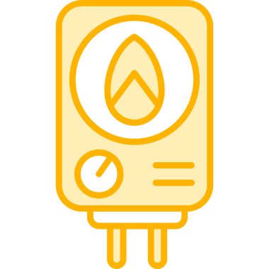 Enerji ikonu. Basit resimleme