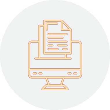 Modern eğitim ikonunun vektör illüstrasyonu