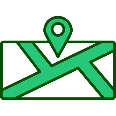 Harita işaretleyici vektör simgesi