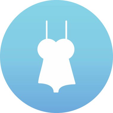 Bir kadın simgesinin vektör illüstrasyonu