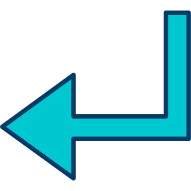 Ok. Web simgesi basit illüstrasyon