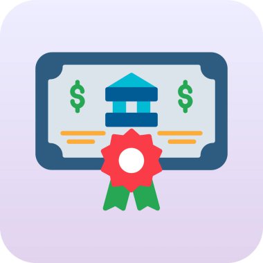 Dolar. Web simgesi basit illüstrasyon