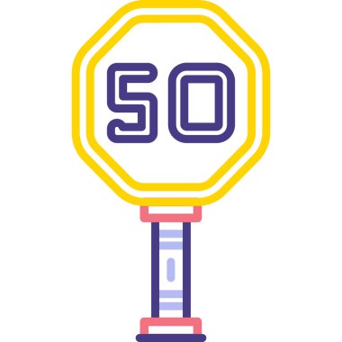 Çizgi film simgesinin vektör çizimi