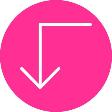 ok simgesi vektör illüstrasyonu