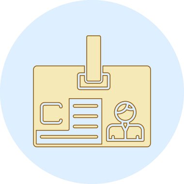 Haçlı bir belgenin vektör illüstrasyonu