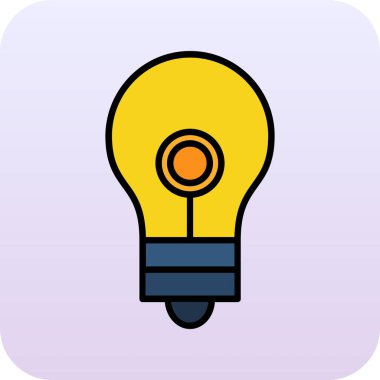 Ampul simgesi beyaz arkaplanda izole edildi. Ampul işareti. vektör