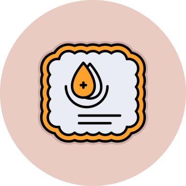 Bir mum simgesinin vektör illüstrasyonu