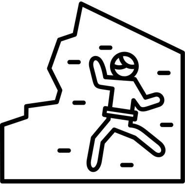 Adam tırmanma simgesi