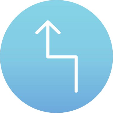 ok simgesi vektör illüstrasyonu.