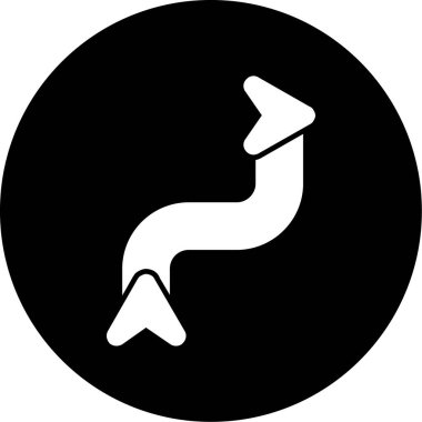 Modern bir simgenin vektör illüstrasyonu