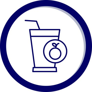 içki ikonu vektör illüstrasyonu