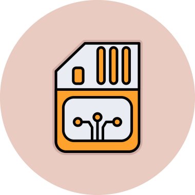 Mutfak. Web simgesi basit illüstrasyon