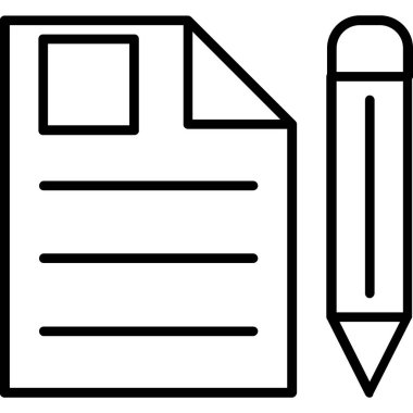 belge simgesi vektör illüstrasyonu