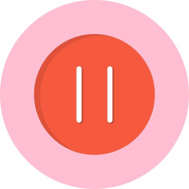 Web simgesini basit vektör resimlemesini duraklat