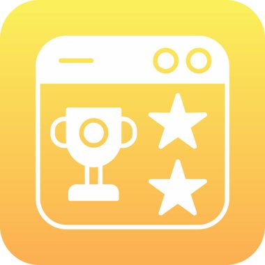 ödül simgesi vektör illüstrasyonu