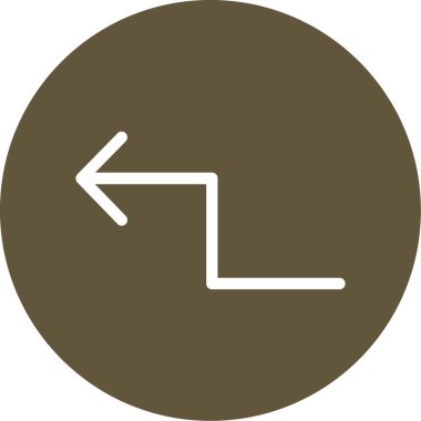 ok simgesi, basit vektör illüstrasyonu